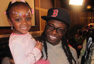 Lil Wayne at Reginaes birthday party